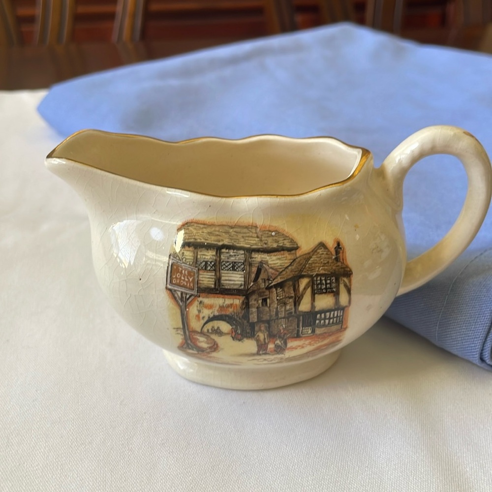 Sandland Ware The Jolly Drover Creamer Lancaster & Sandland Ltd Hanley England